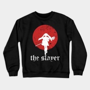 A design featuring Frieren the elf girl character as Frieren the Slayer with full moon background from Sousou no Frieren Frieren Beyond Journeys End or Frieren at the Funeral anime fall 2023 SNF50 Crewneck Sweatshirt